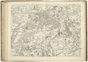 Mapa de Brabante, 1706